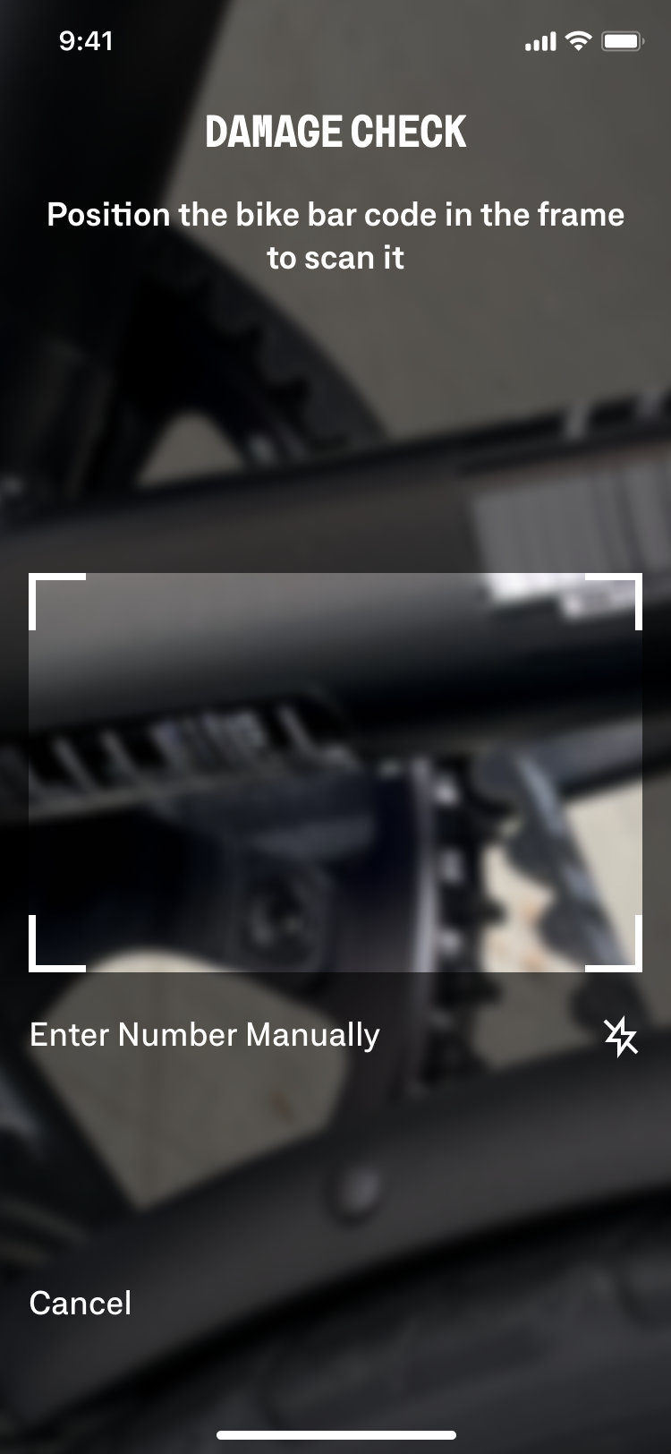 Ops app — barcode scanner