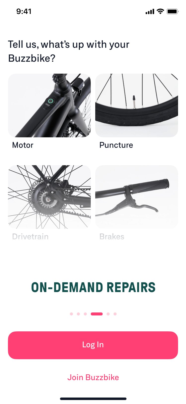 Onboarding — track stats